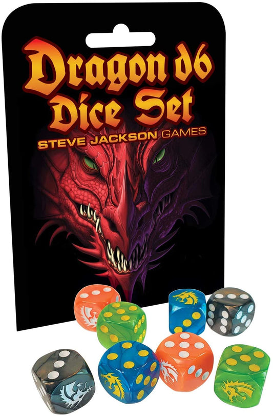 D6 Dice Set: Dragons