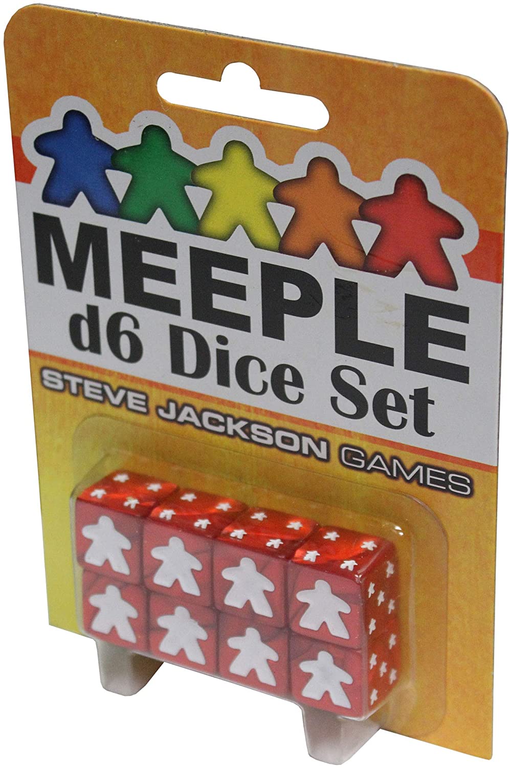 Meeple D6 Dice Set Red