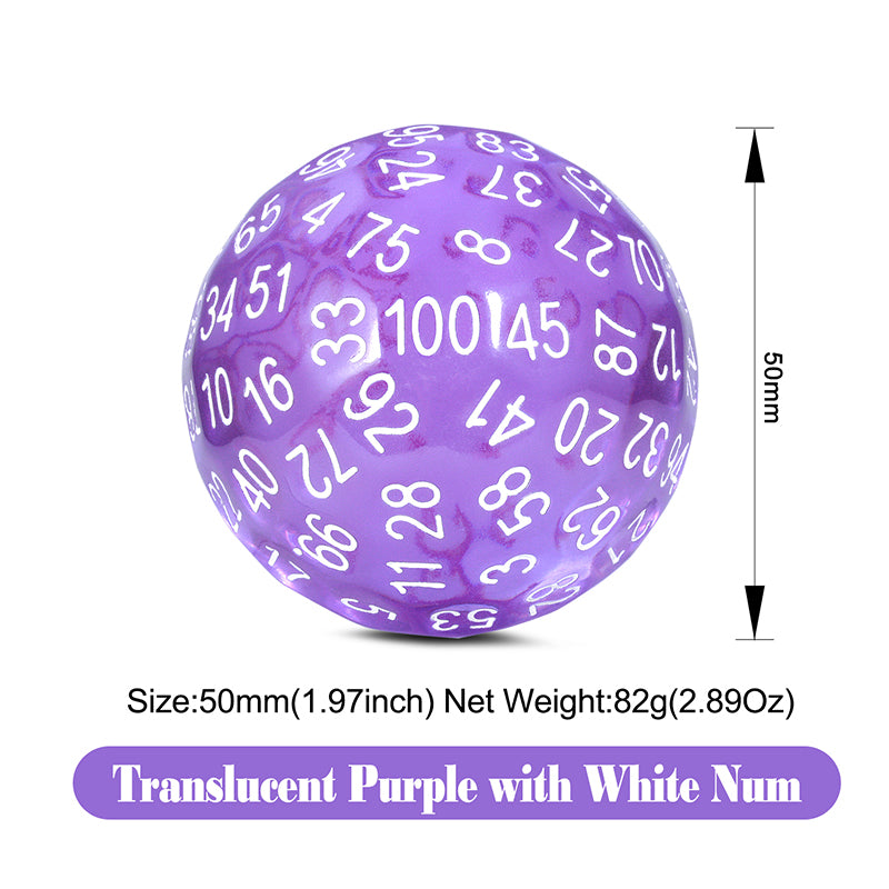 D100: Translucent - Purple