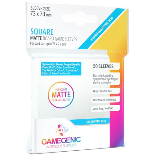 Board Game Sleeves: Gamegenic - MATTE Square (50)