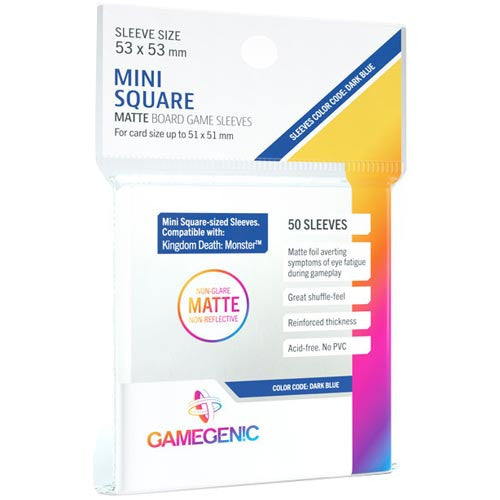 Board Game Sleeves: Gamegenic - MATTE Mini-Square (50)