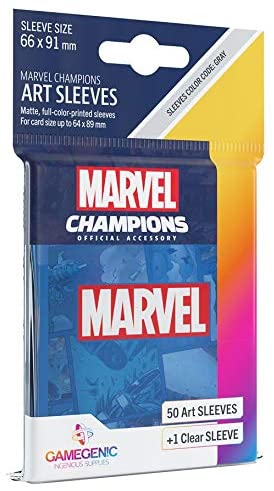 Marvel Champions Art Sleeves: Marvel Blue