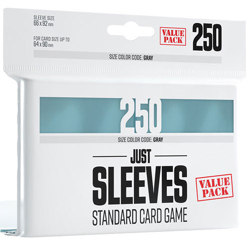 Just Sleeves: Standard Card Game Value Pack - Clear (250)
