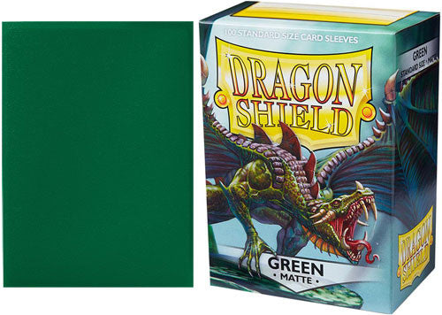 Dragon Shield: Card Sleeves - Matte Green (100)