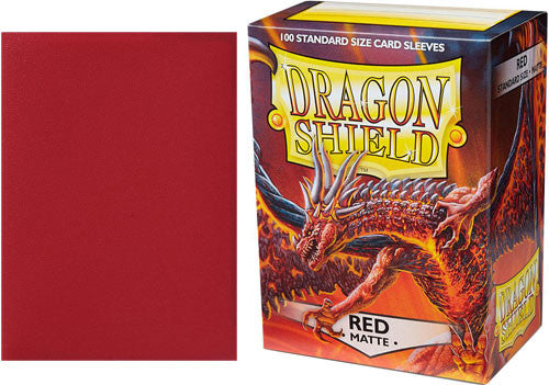 Dragon Shield: Card Sleeves - Matte Red