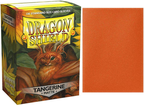 Dragon Shield: Card Sleeves - Matte Tangerine (100)