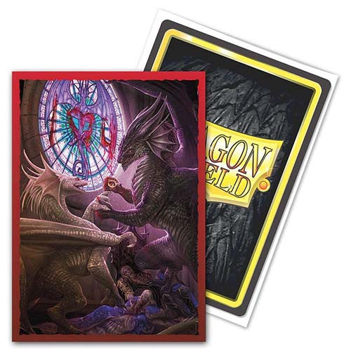 Dragon Shield: Brushed Art Card Sleeves - Valentine Dragon 2022 (100)