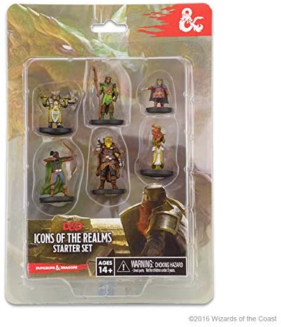 Dungeons & Dragons Icons of the Realms Miniatures: Starter Set