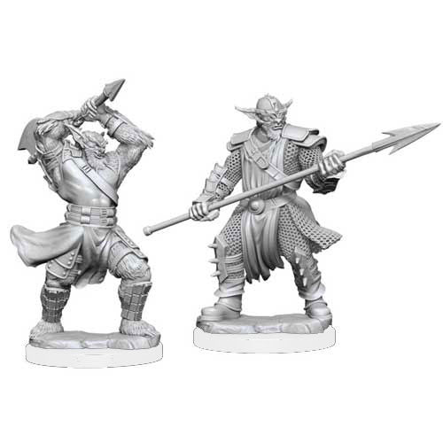 Critical Role Unpainted Miniatures: W1 Bugbear Fighter Male