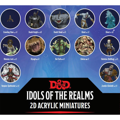 Dungeons & Dragons 2D Miniatures: Boneyard Set 1