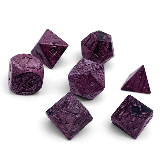 Wooden Dice: Norse Foundry - Purple Heart