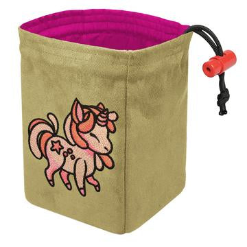 Dice Bag: Charmed Creatures - Unicorn Embroidered