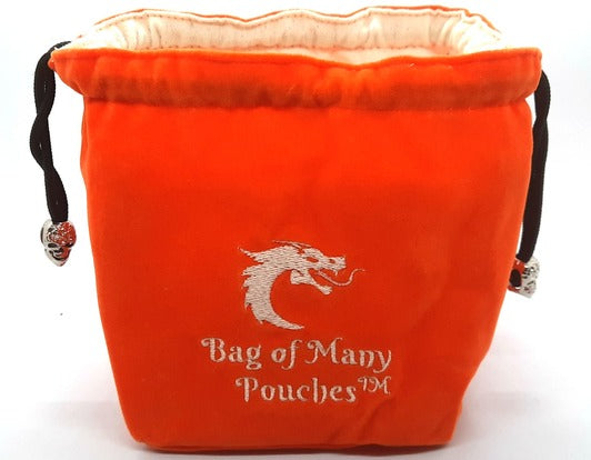 Dice Bag of Many Pouches: Orange