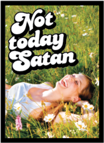 Card Sleeves: Not Today Satan (50)