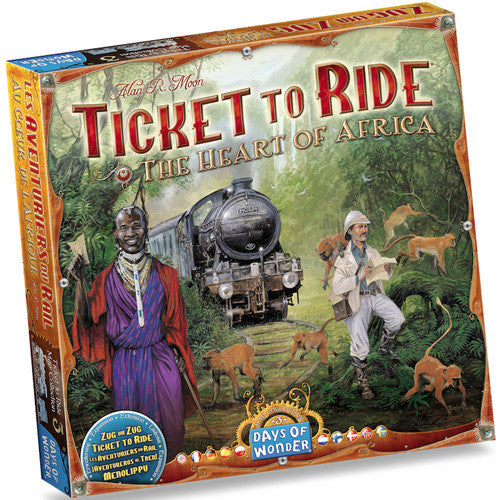 Ticket To Ride: Heart of Africa Expansion