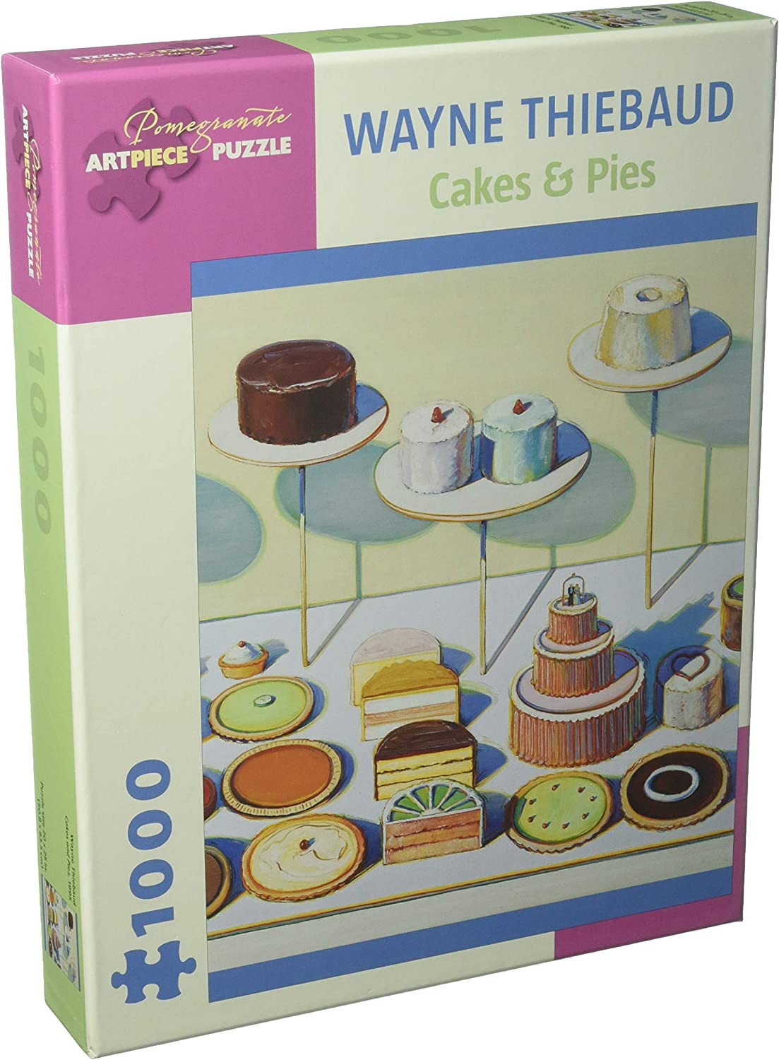 Puzzle: Wayne Thiebaud - Cakes & Pies 1000 Pieces