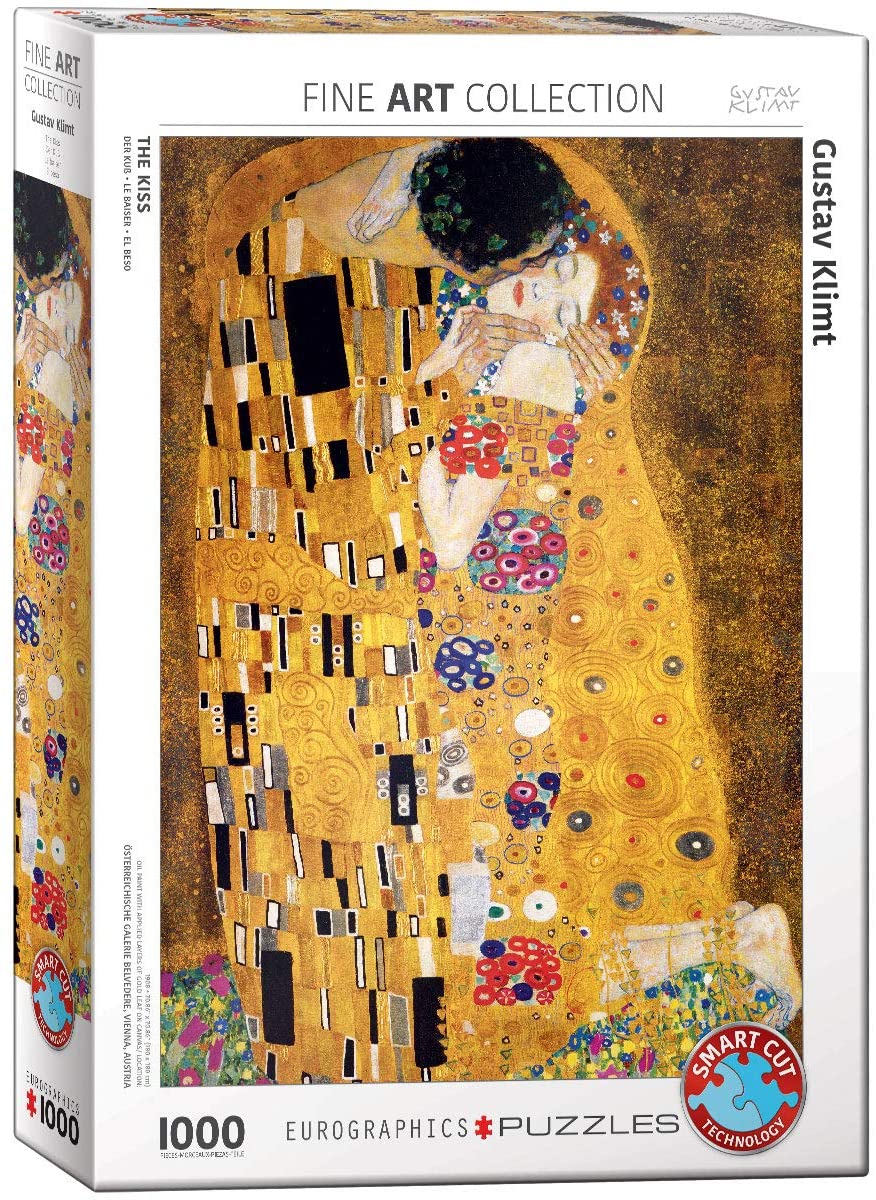 Puzzle: Gustav Klimt - The Kiss 1000 Pieces