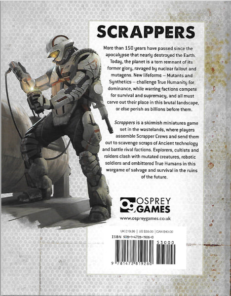 Scrappers: Post Apocalyptic Skirmish Wargames RPG