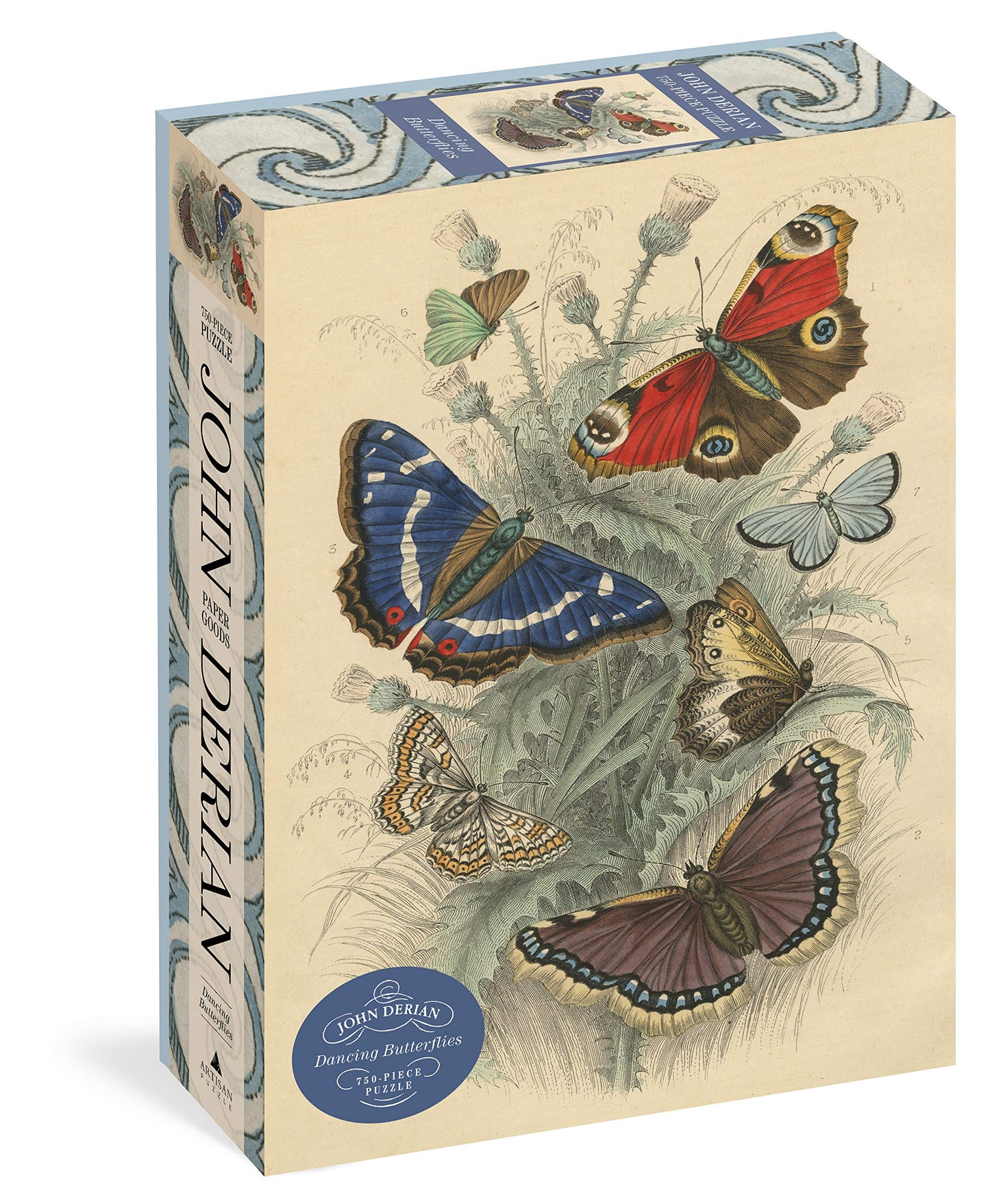 Puzzle: John Derian Dancing Butterflies 750 Pieces