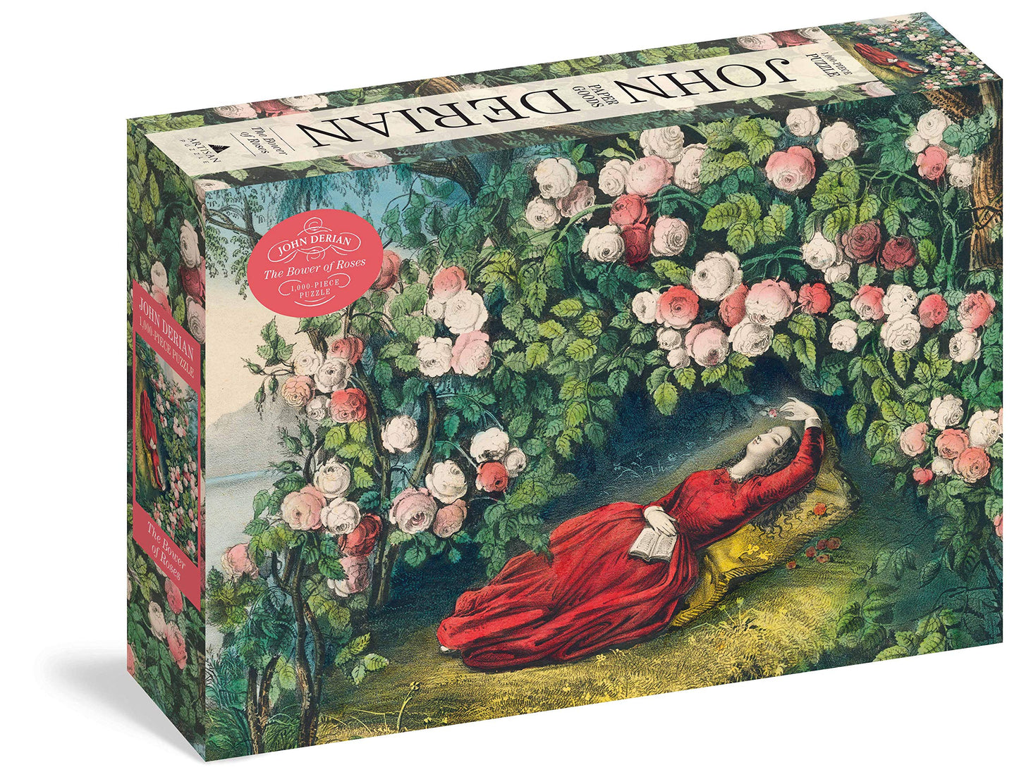 Puzzle: John Derian Paper Goods - The Bower of Roses 1000 Pieces