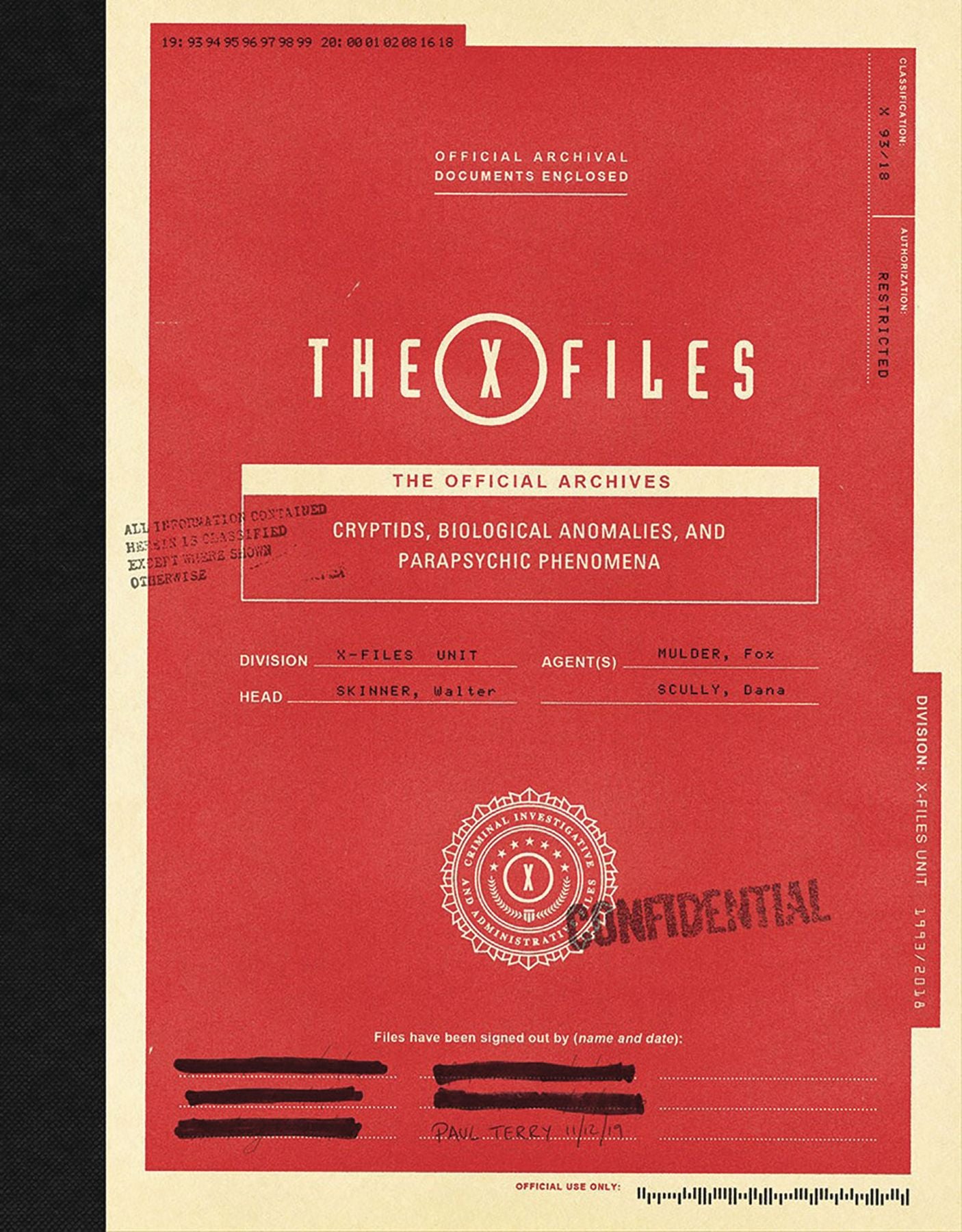 X-Files Official Archives Cryp