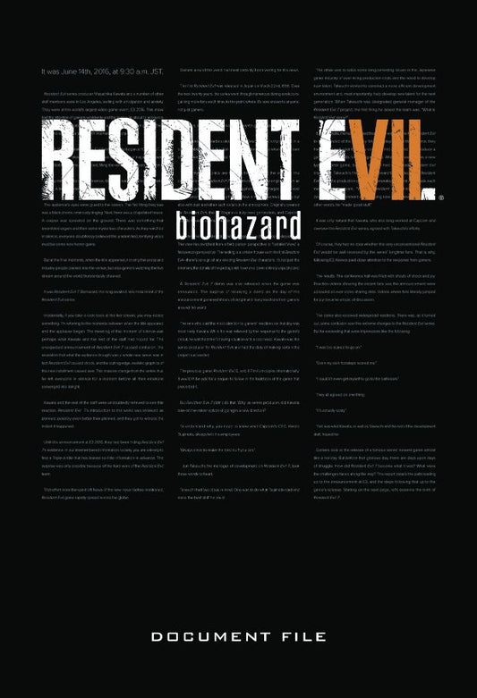 Resident Evil 7 Biohazard Docu