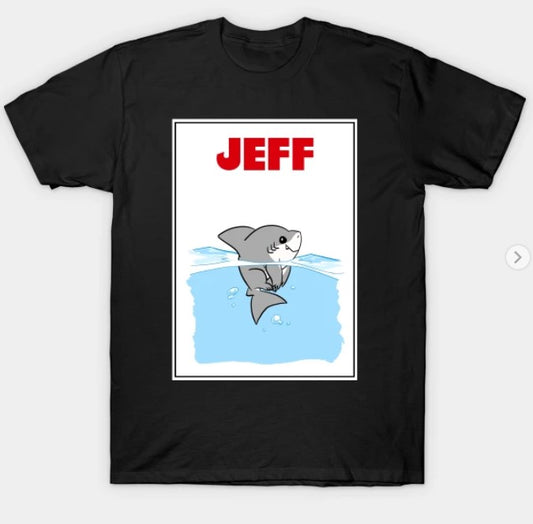 T-Shirt: Jeff Jaws - Black